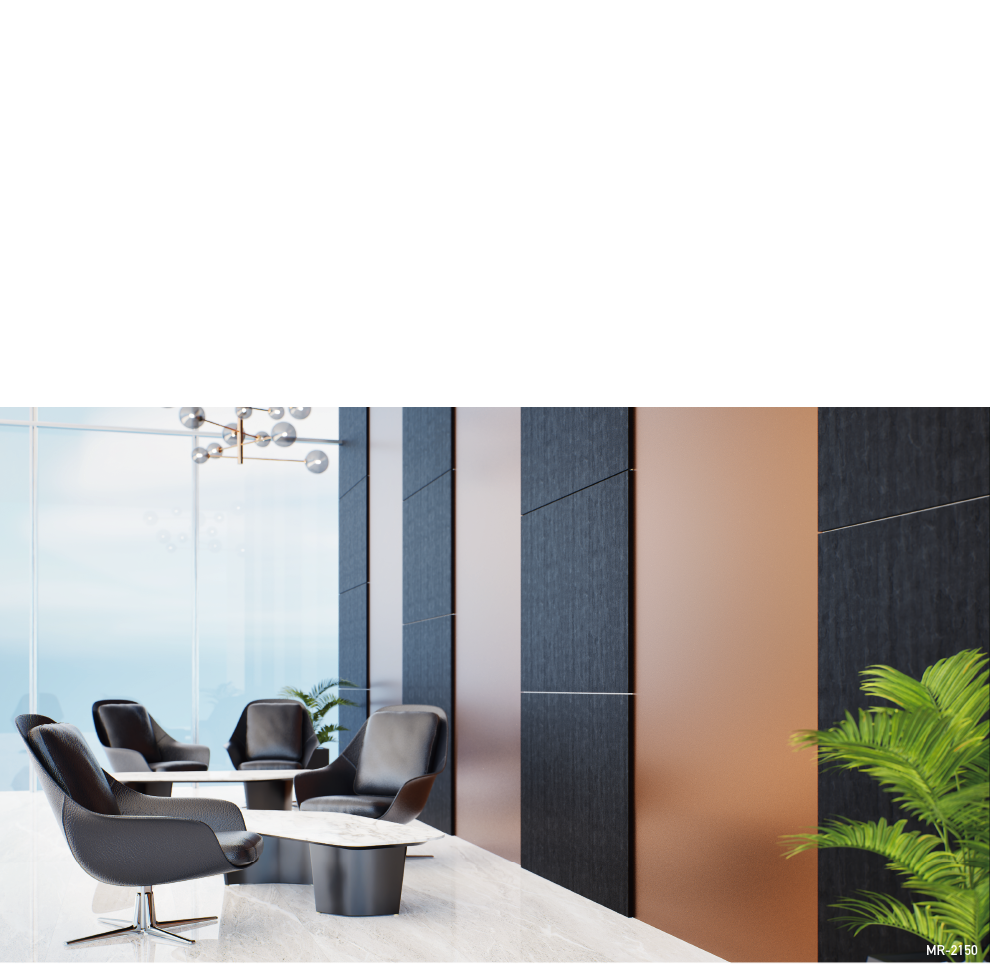 Innovation meetsmetal design,sophisticatedfinishes featuring an elegant texture